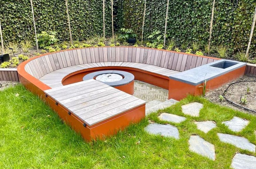 zitkuil aluminium gecoat